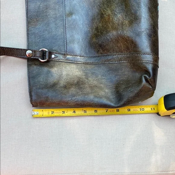 Patricia Nash Turquoise Tooled Leather Bag - Picture 14 of 16